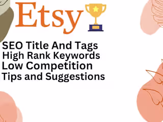 I will do SEO of etsy titles and tags