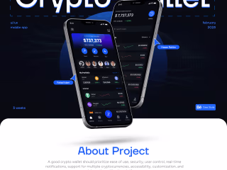 Crypto Wallet - App UI/UX Design