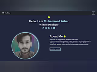 I have Created Portfolio with React JS