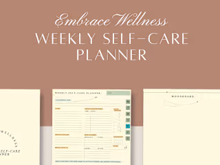 Weekly Self-Care Planner | Behance
