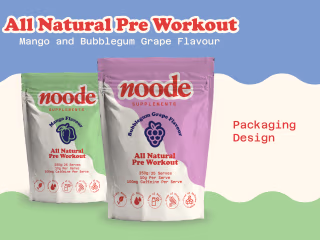 Packaging design for Women's Pre-Workout