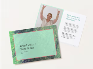 Tone of Voice Guide for Becc Lee Marketing