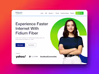 Fidium Fiber Webflow Development