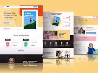 SquareSpace Author Website | SquareSpace Website