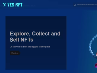 Marketplace web development - YES NFT