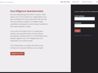 Outsourced Chief Investment Officer Due Diligence Platform