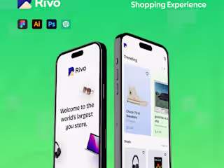 Rivo - Tech Store Online shopping Ui Ux