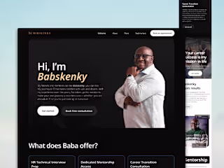 Career Coach & Mentor Website