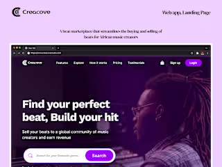 Intuitive Beat Marketplace for Creacove Studio