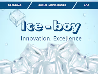 Branding, Social Media, Ads : Ice-boy