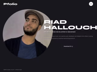 Riad Hallouch - Web Developer & Designer