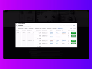 Banktables: Real-Time Financial Data Integration
