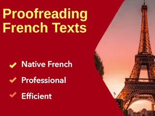 French Grammar Proofreading