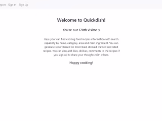 QuickDish - A Recipe Search App