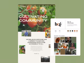 Big City Gardener Brand ID & Web Redesign