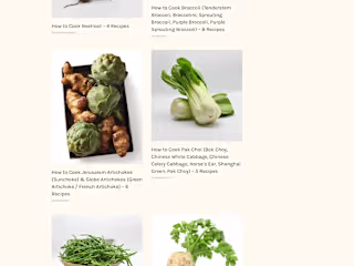 WordPress Website Marvellous Greens & Beans