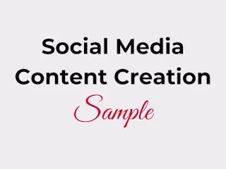 Social Media Content Creation Sample
