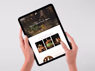 Framer design for restaurants, bars & cafes.