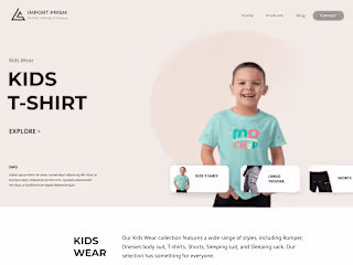 Import Prism: Corporate Textile Website Development
