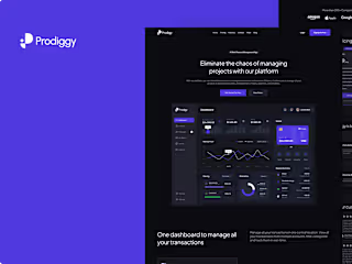 Prodigy - Fintech/SaaS Website