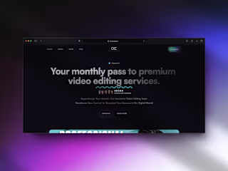 Oneforedits - Productised video editing agency 
