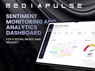 MediaPulse | SaaS Dashboard for Sentiment Monitoring & Analysis