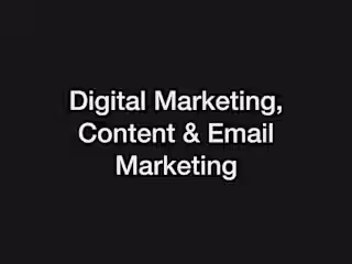 Digital Marketing, Content & Email Marketing Specialist