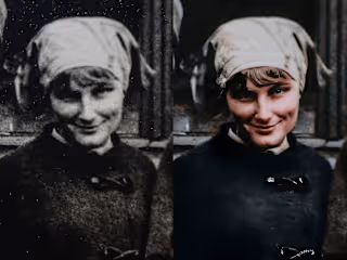 Restoration and Modernization of Damaged Portraits