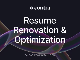Resume Renovation and Optimization