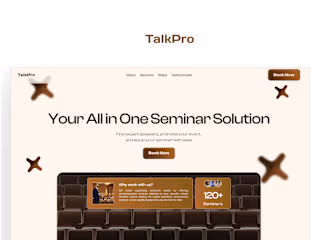 TalkPro – Modern Landing Page for Communication Services
