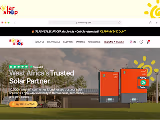 SolarShop Website Redesign