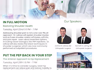 SARH: Orthopedic Community Lectures Outreach Design