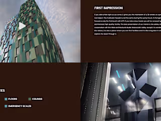 ATTI Website Development with Elevator-Style Navigation