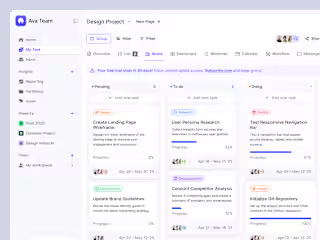 Easytask - Collaborative Task Management Dashboard | Dashboard