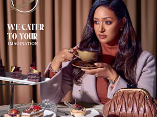 London Cafe & catering poster design