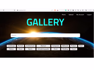 Gallery - A stock photo web application