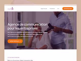 Zestify Agency Website Design