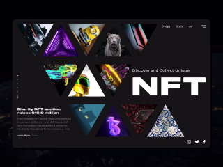 NFT website design | Behance