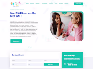  Business Website for "DC Skills Center" 