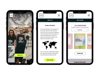 Fashion Revolution Website Re-design 