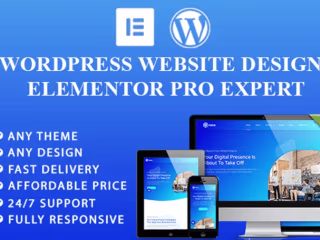 W0rdpress website design using elementor