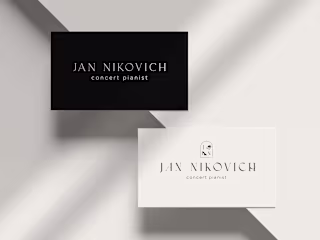 Business Card Design for Jan Nikovich