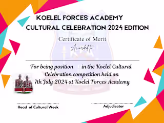 Certificate Design