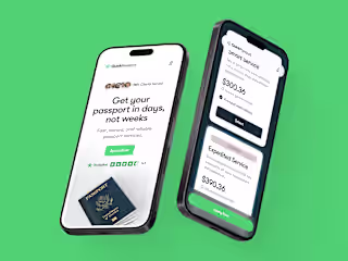 Branding & Web Design for Passport Services