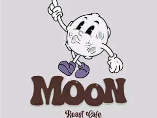 Moon Roast Cafe: Coffee Shop Branding