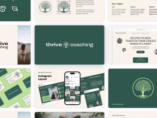 Brand Identity Design for Thrive Coaching