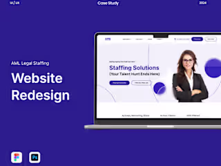 AMS- Staffing Full Website Design Case Study