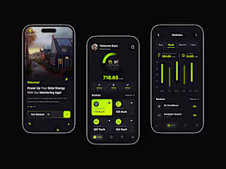 Solar Panel Monitoring apps on Behance