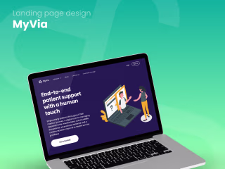 MyVia landing page