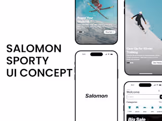 Sportswear App UI